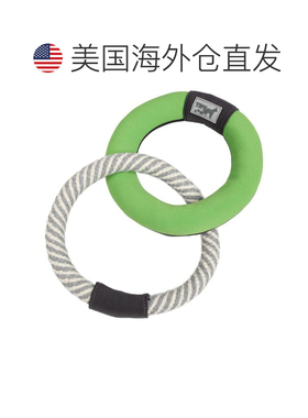 1h可退 【美国直邮】Pet Life Pet Life 'Ring Toss' 双连接黄麻