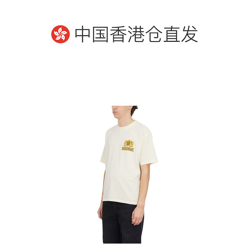 香港直邮潮奢 Rhude 男士 CRESTA CIGAR T恤 HRHSS24TT04012611 - 图1