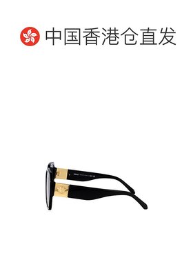 香港直邮VERSACE 女士太阳镜 0VE4472DGB187 SS2025 黑色 Sunglas