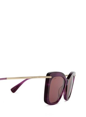 MAX MARA 女士眼镜 MM010183W AW2024 粉红色 徽标太阳镜