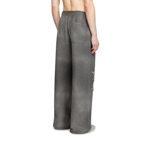 香港直邮DIESEL 男士休闲裤 A182180PLAI9AW SS2025 灰色 做旧运 - 图2