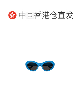1h可退 香港直邮BALENCIAGA 女士眼镜 BB0294S006 SS2025 蓝色 BB