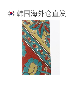 韩国直邮Engineered Garments 领带 玉色/卡其色 棉质花卉条纹草