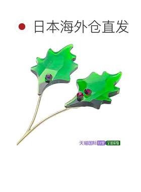 日本直邮Swarovski Garden Tales 冬青叶装饰品 [SWV5586701]