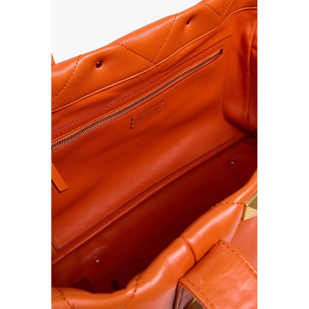 1h可退 香港直邮valentino 华伦天奴 女士 罗马铆钉绗缝皮革手提,淘宝优惠券,粉丝福利购,淘宝优惠卷