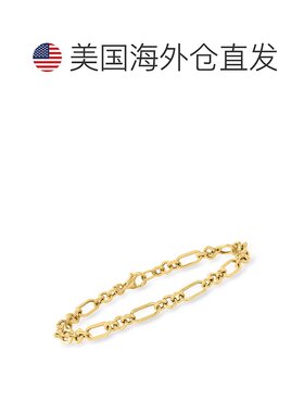 自营 Ross-Simons 意大利 14kt 黄金电缆链式手链 - 7 英寸 美国