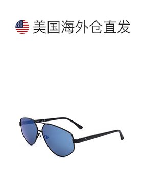 自营Guess Men's Factory 60mm Sunglasses - shiny black 美国奥