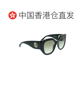 1h可退 香港直邮CHANEL 女士眼镜 CH55501459S3 CO 黑色 蝴蝶太阳