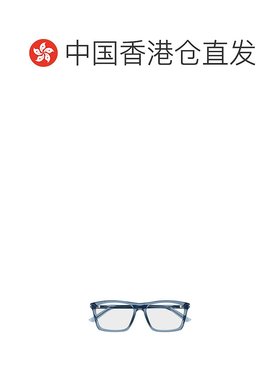 香港直邮GUCCI 男士眼镜 GG1445O011 AW2025 蓝色 几何平光镜古驰