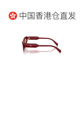 香港直邮MIU MIU 女士眼镜 MUB11SU21I10Y SS2026 红色 全框太阳