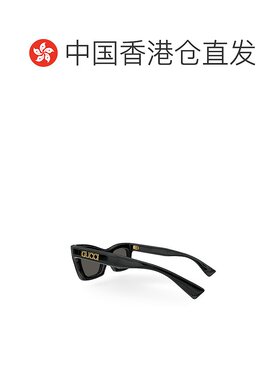 香港直邮GUCCI 女士太阳镜 GG1773S001BLACKBLACKGREY SS2025古驰