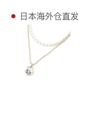 日本直邮UNTITLED 玻璃珍珠分层项链 786635597
