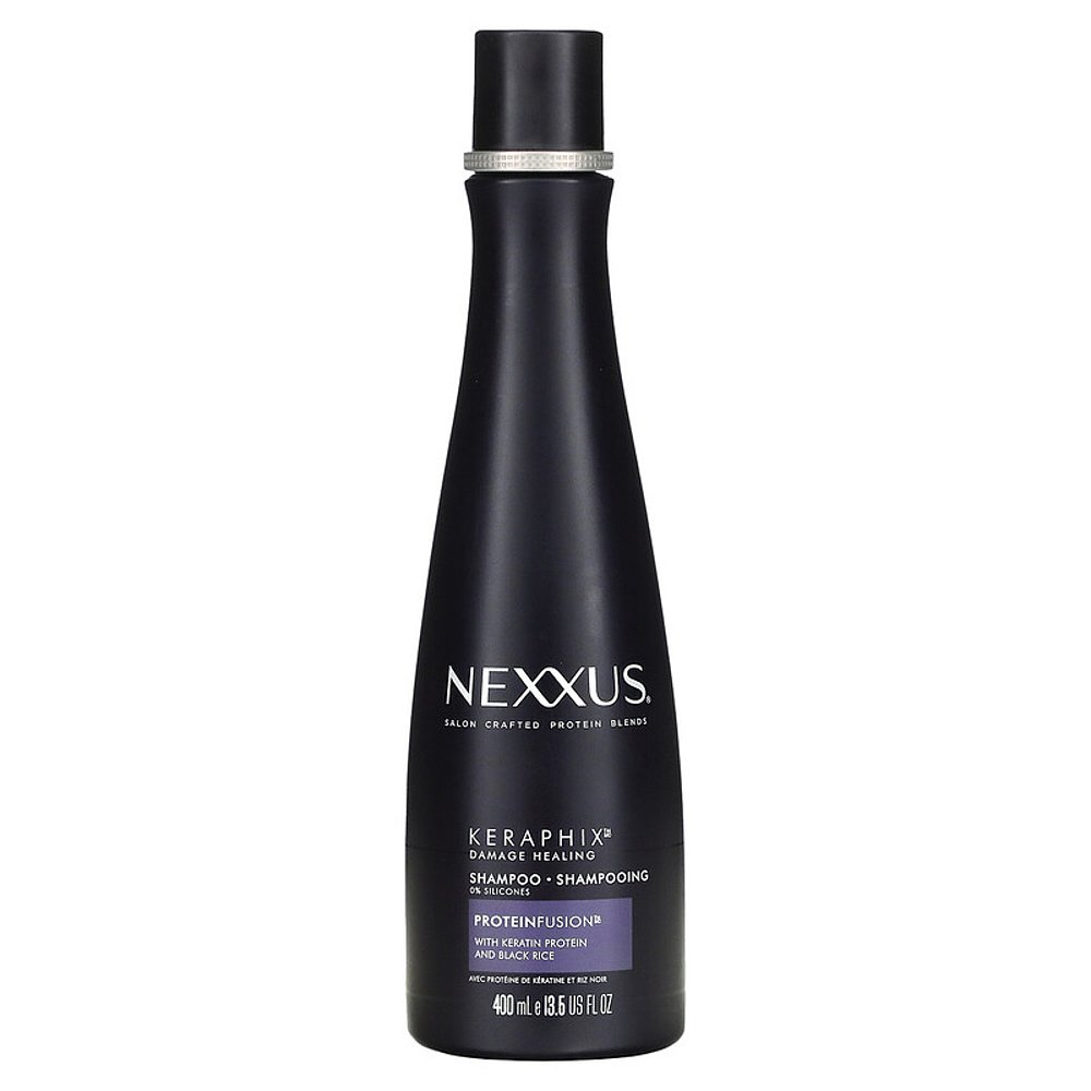 美国直邮Nexxus损伤修复洗发水含角蛋白黑米无硅油400ml-图2