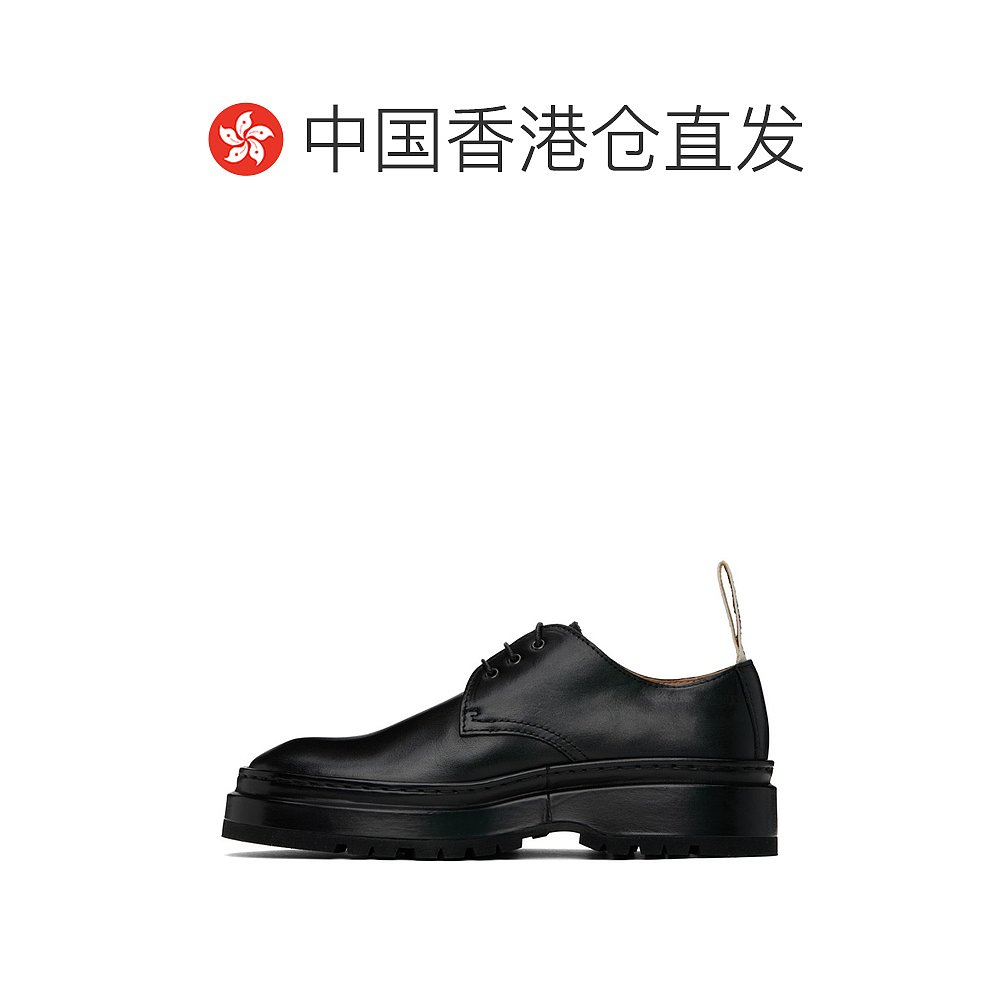 香港直邮潮奢 Jacquemus 男士黑色 Le Chouchou 系列 Les Derbies - 图1