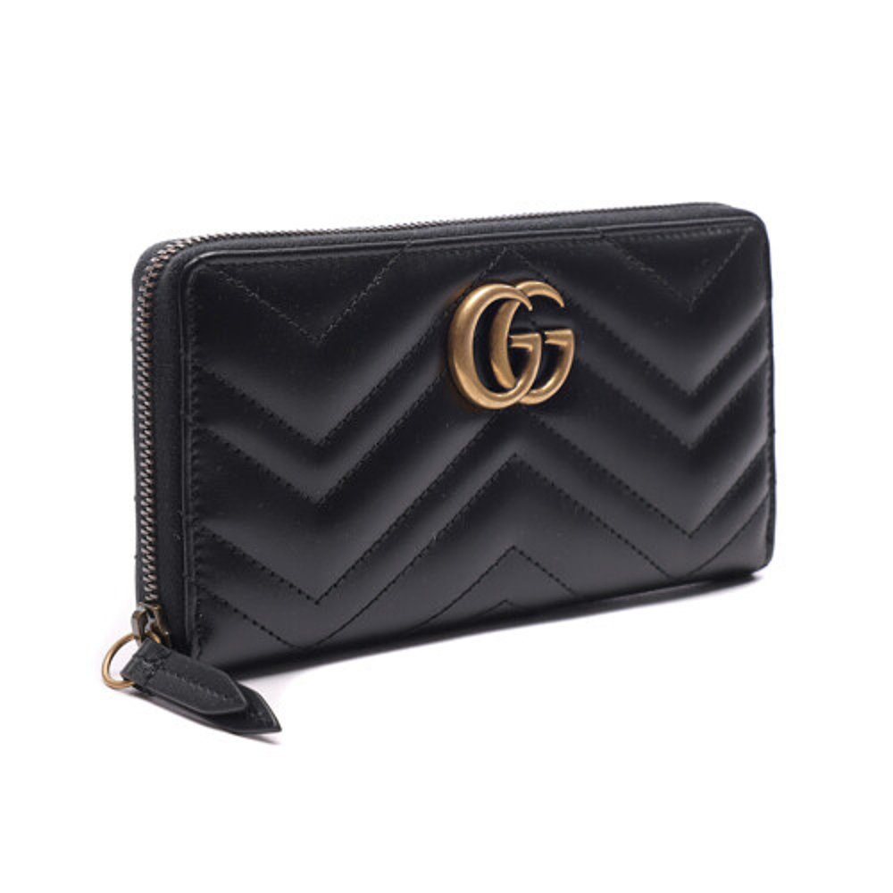 [GUCCI] 24SS 女士 GG MAMON MATLASSE 长款钱包 (443123 DTD1T - 图1