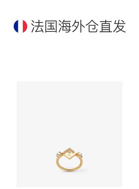 1h可退 欧洲直邮FENDI（2025年生产）Fen​​di Forever戒指 - 金色