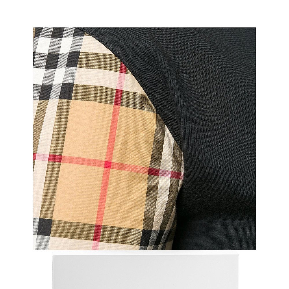 天猫国际海外仓直购Burberry 巴宝莉 黑色女士圆领T恤 80148953