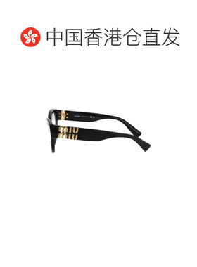 香港直邮MIU MIU 女士眼镜 0MU01VV1AB1O1 SS2025 黑色