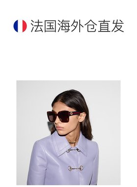 自营欧洲直邮Gucci/古驰 男女通用方形太阳镜