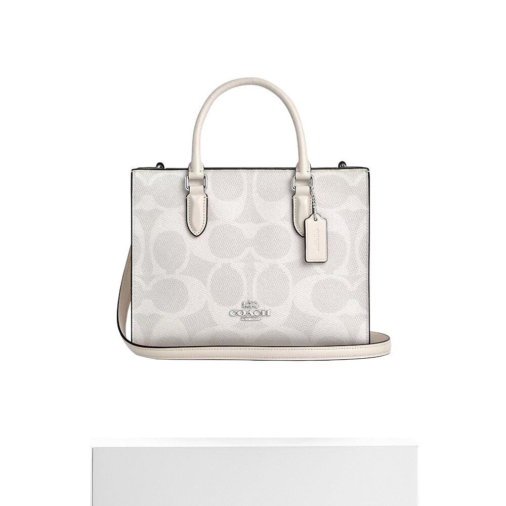 香港直邮COACH 女士斜挎包 CAL28SVXU5 SS2024 白色 Maggie 小号 - 图3