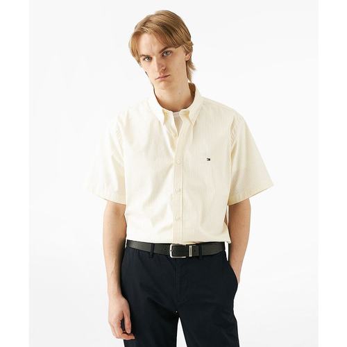 日本直邮TOMMY HILFIGER 牛津条纹短袖衬衫 [TO3203EM012568]女装 - 图2