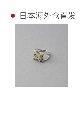 日本直邮ete 女士 天然石 Tile系列 夸张戒指 821562