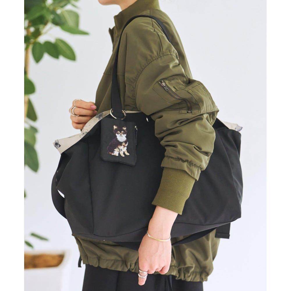 1h可退 日本直邮官方授权 BEARDSLEY Dog印花手提包（L号）单肩包,淘宝优惠券,粉丝福利购,淘宝优惠卷