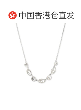 自营 Givenchy|密镶水晶球形正面项链，16 英寸 + 3 英寸延长链