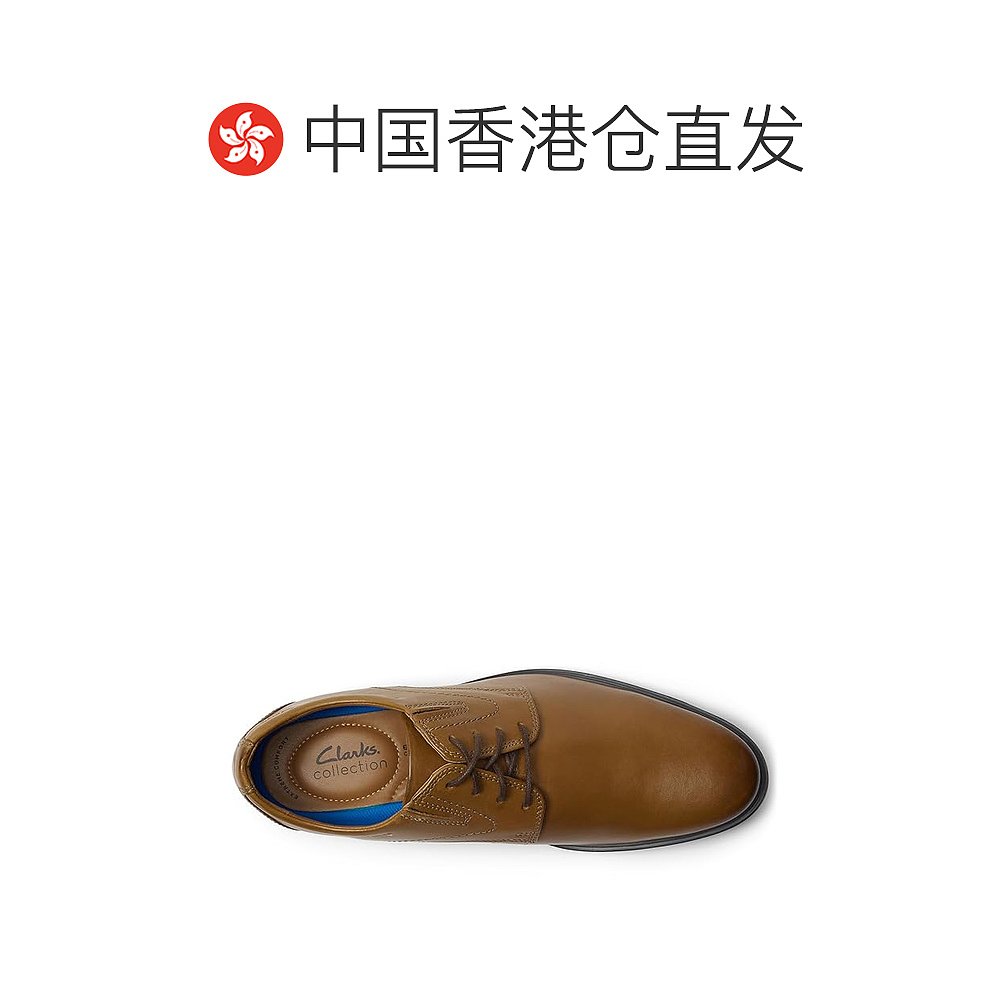 香港直邮潮奢 Clarks 其乐 男士 Whiddon 素色休闲皮鞋 - 图1