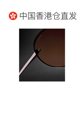 香港直邮GUCCI 女士眼镜 875988I33302323 AW2026 棕色 几何太阳