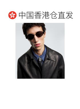 1h可退 香港直邮Celine 思琳 男士 Triomphe 01 金属椭圆形太阳眼