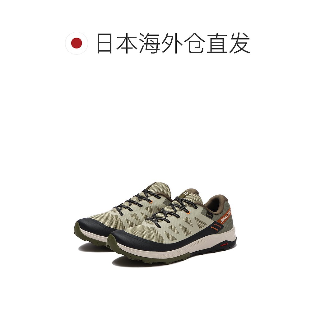 日潮跑腿salomon萨洛蒙 Outrise Gore-Tex 运动鞋慢跑鞋 MsGry/Ol - 图1