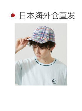日本直邮Lee 男女同款 马德拉斯格纹棒球帽 LA071【付后1h可退】