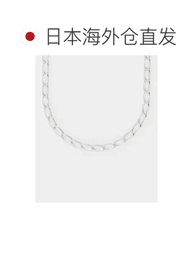 日本直邮NOJESS 女士银色链条项链 适合各种搭配 风格多变 可前后