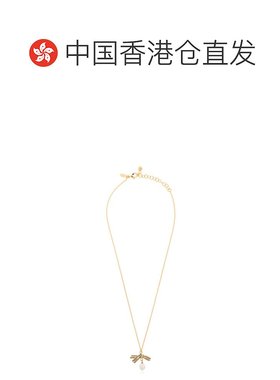 香港直邮JIMMY CHOO 女士项链 RBNPENDANTNCKLCJKIGOLDBLACKWHITE
