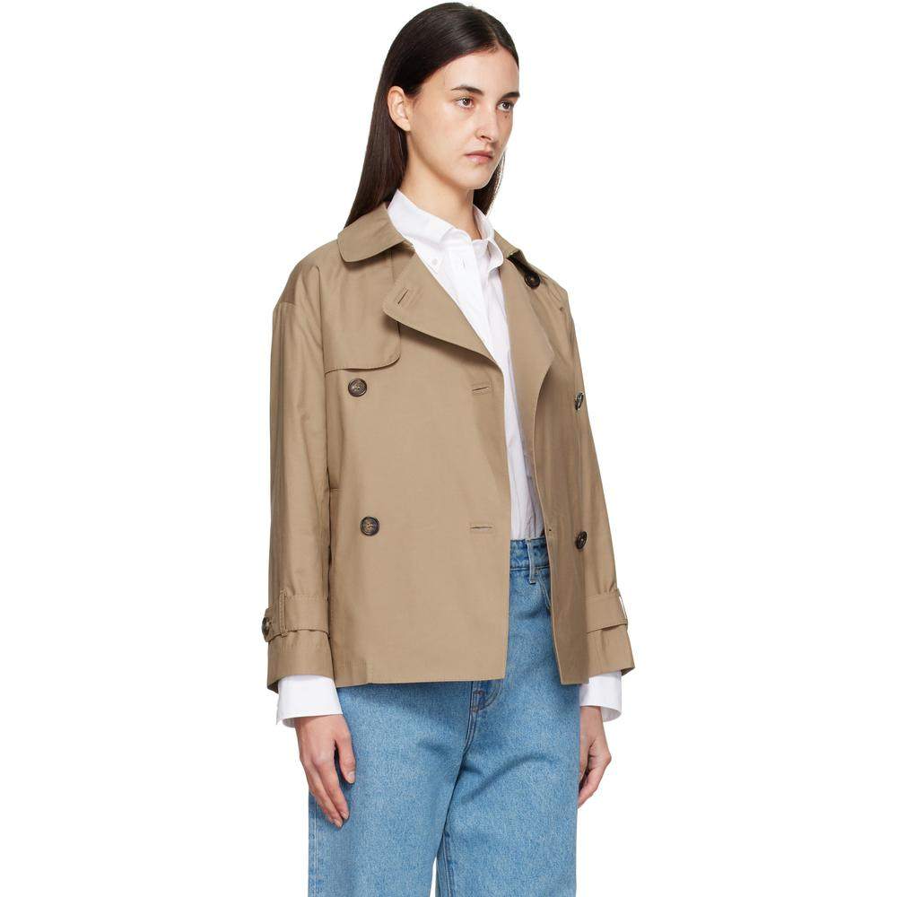 1h可退 香港直邮MaxMara 麦斯玛拉 女士 黄褐色 Zeno 夹克 251902,淘宝优惠券,粉丝福利购,淘宝优惠卷