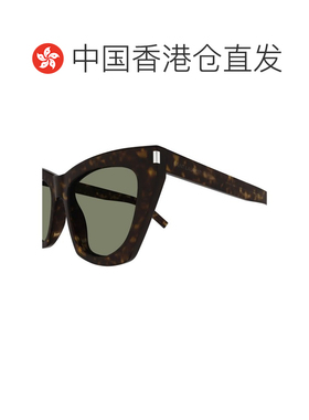 香港直邮SAINT LAURENT 女士眼镜 SL214KATE033 CO 黑色 徽标太阳