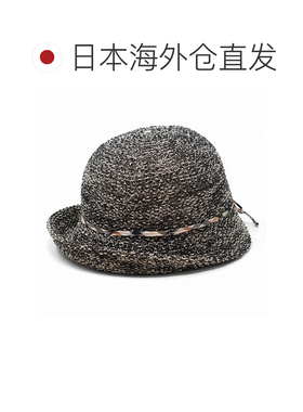 日本直邮DAKS Observer 女士礼帽 棉质 格纹 蝴蝶结 紫色 可水洗
