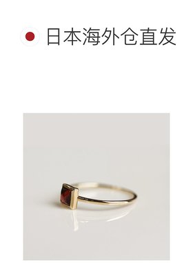 1h可退 日本直邮cui-cui天然石榴石K10YG黄金戒指755474cuicui