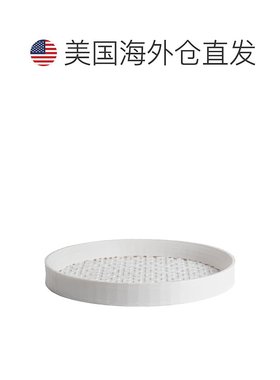 jonathan yDrew 6.5 英寸现代几何室内环保 3D 印花植物托盘 - 粉