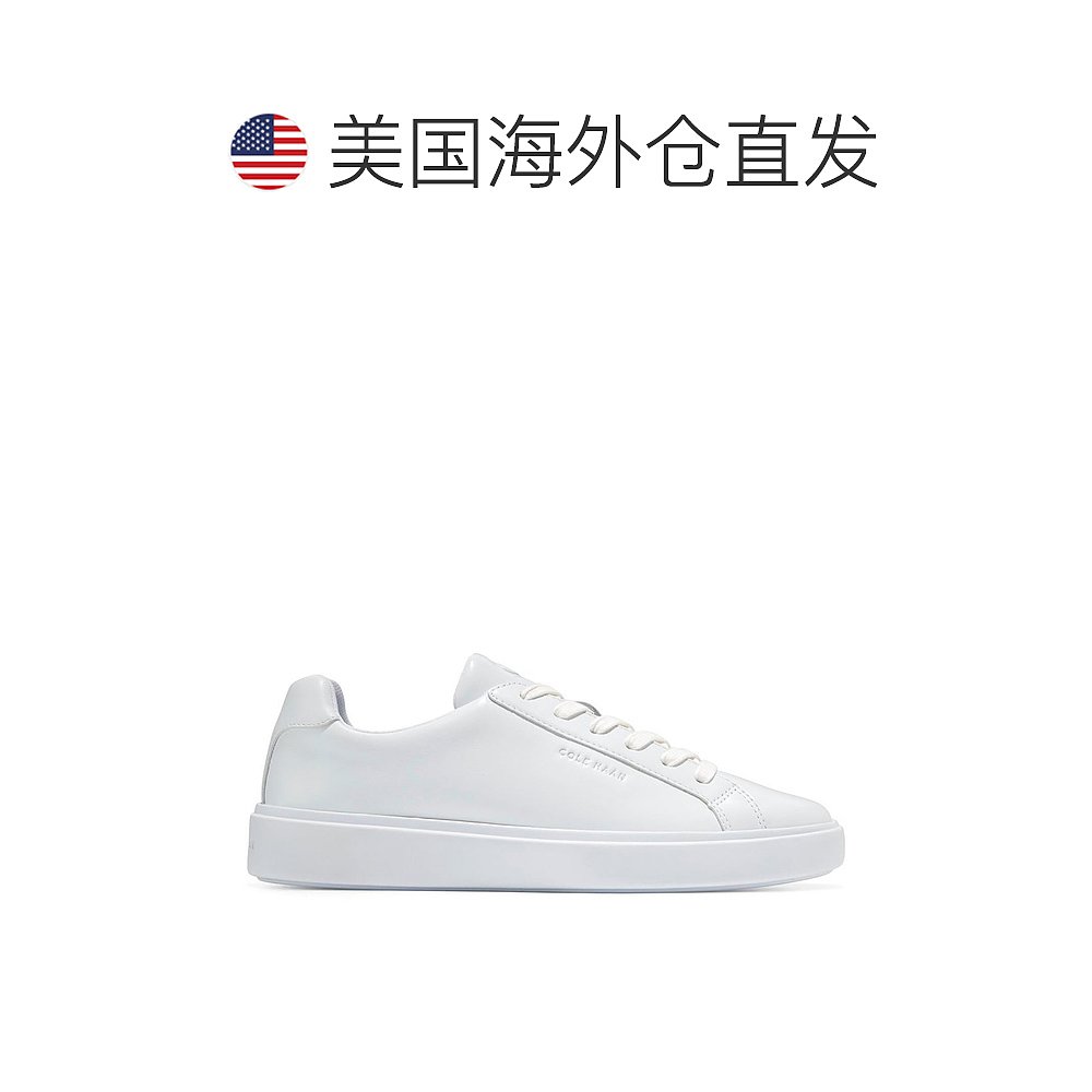 cole haanGC Daily Sneaker 女士时尚系带休闲时尚运动鞋 - 白色/ - 图1