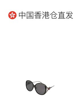 香港直邮GUCCI 女士眼镜 GG0226S2 AW2024 灰色 徽标太阳眼镜古驰