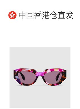 香港直邮GUCCI 女士眼镜 840017J07655550 AW2025 紫色 猫眼镜框
