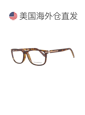 自营Ermenegildo Zegna Plastic Glasses Men's (Frames) - brown