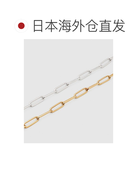 1h可退 日本直邮TOMWOOD 男女同款 简约盒式链银质手链 防变色镀