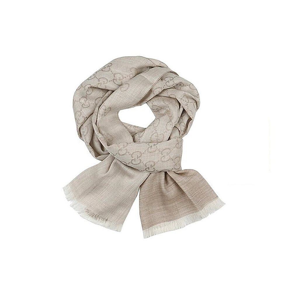 香港直邮Gucci古驰羊毛真丝围巾春秋薄款披肩男女同款简约百搭,淘宝优惠券,粉丝福利购,淘宝优惠卷