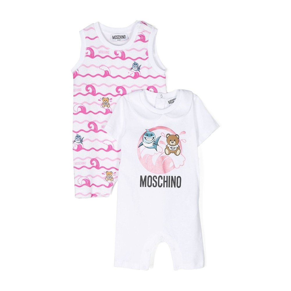 香港直邮MOSCHINO 男童套装 MUY04WLAA0284295ROSA - 图2