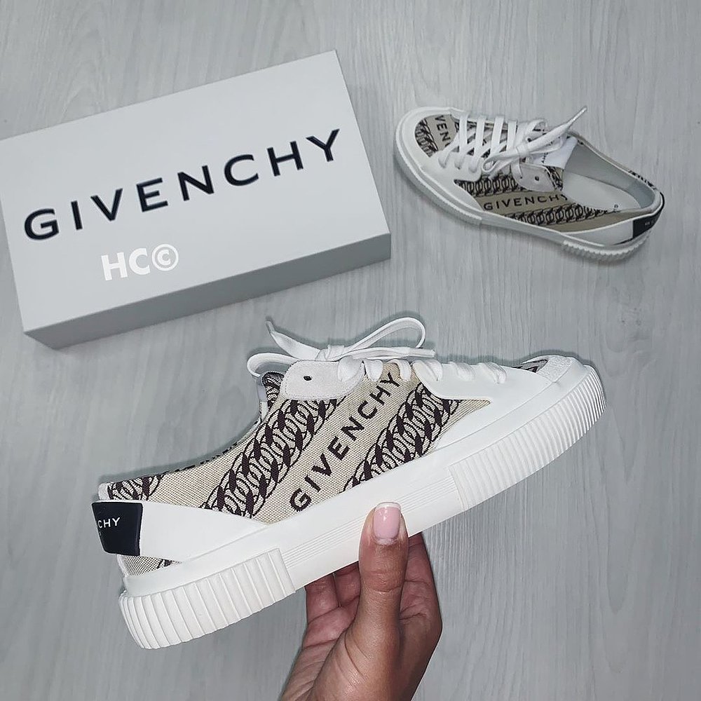 香港直邮潮奢 Givenchy 纪梵希 女士CHAIN TENNIS LIGHT低帮休闲 - 图2