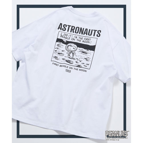 1h可退 日本直邮FREAK'S STORE男女同款PEANUTS联名大廓形后印宇T - 图2