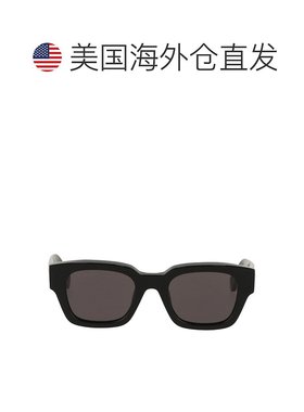 自营 off-white米白色中性黑色太阳镜-黑色 美国奥莱直发